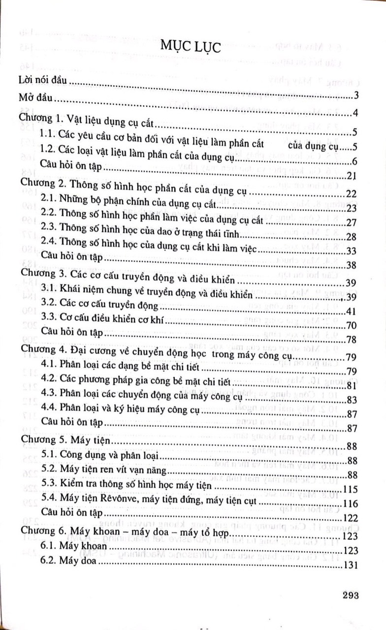 Giáo trình cơ sở kỹ thuật cắt gọt kim loại - Máy và dụng cụ cắt gọt kim loại - phạm vi ứng dụng