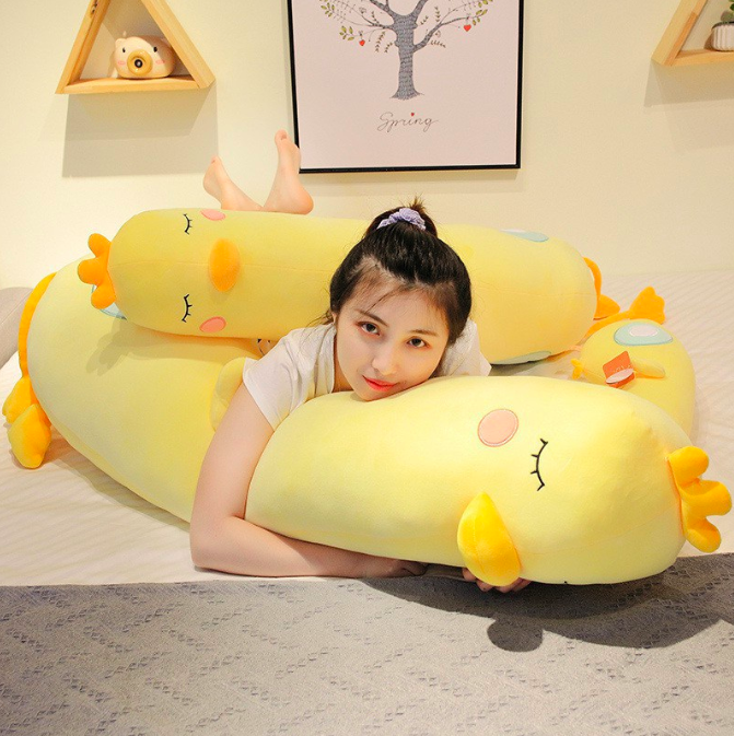 Thú nhồi bông con vịt cute - Size từ 50cm đến 120cm - Qùa tặng gấu bông con vịt dễ thương - Gối ôm mềm mại cho bé