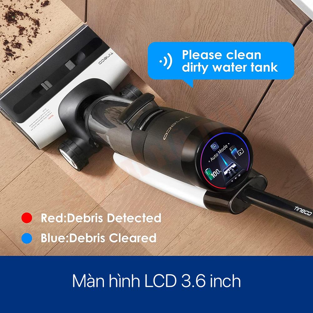 Máy Hút Bụi Lau Sàn Nhà Khô Và Ướt Tineco Floor One S7 Pro,  Điều Khiển App, Bộ Lọc Hepa, Bản Quốc Tế, Bảo Hành 24 Tháng