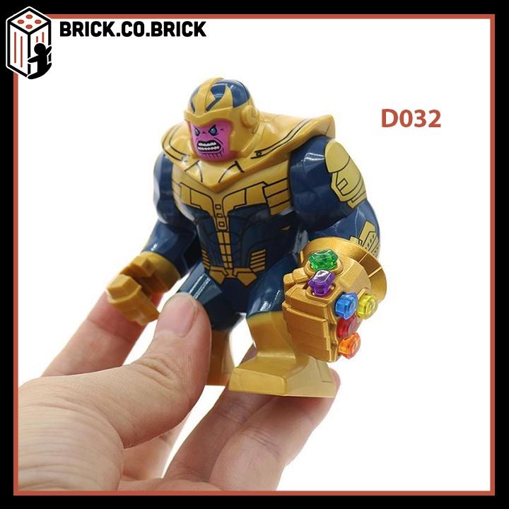 Nhân vật Siêu Anh Hùng Thanos Đồ Chơi Lắp Ráp bigfig Super Hero D032