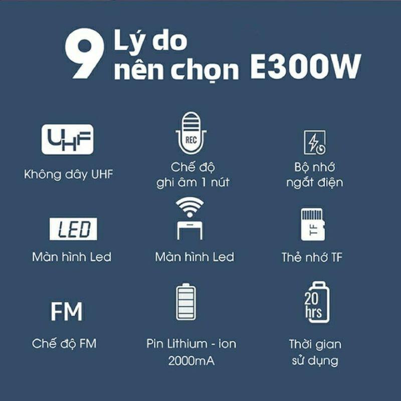 MÁY TRỢ GIẢNG TAKSTAR E300 - CHO GIÁO VIÊN, HƯỚNG DẪN VIÊN, NGƯỜI BÁN HÀNG - Hàng Nhập Khẩu