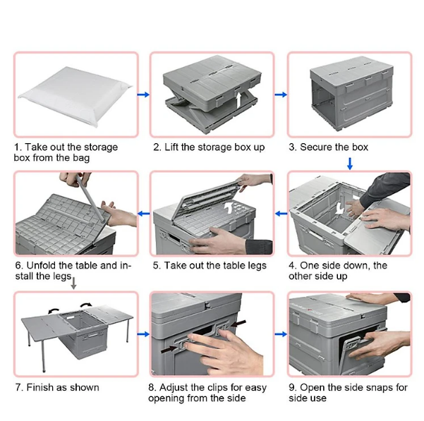 It shop - Hộp Đựng Cắm Trại Camping Box Table USA