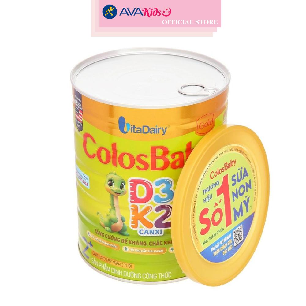 Sữa bột ColosBaby Gold D3K2 2+ (sữa non) 800g (từ 2 tuổi)