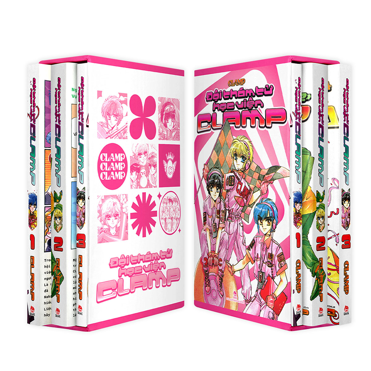 Boxset Đội Thám Tử Học Viện Clamp