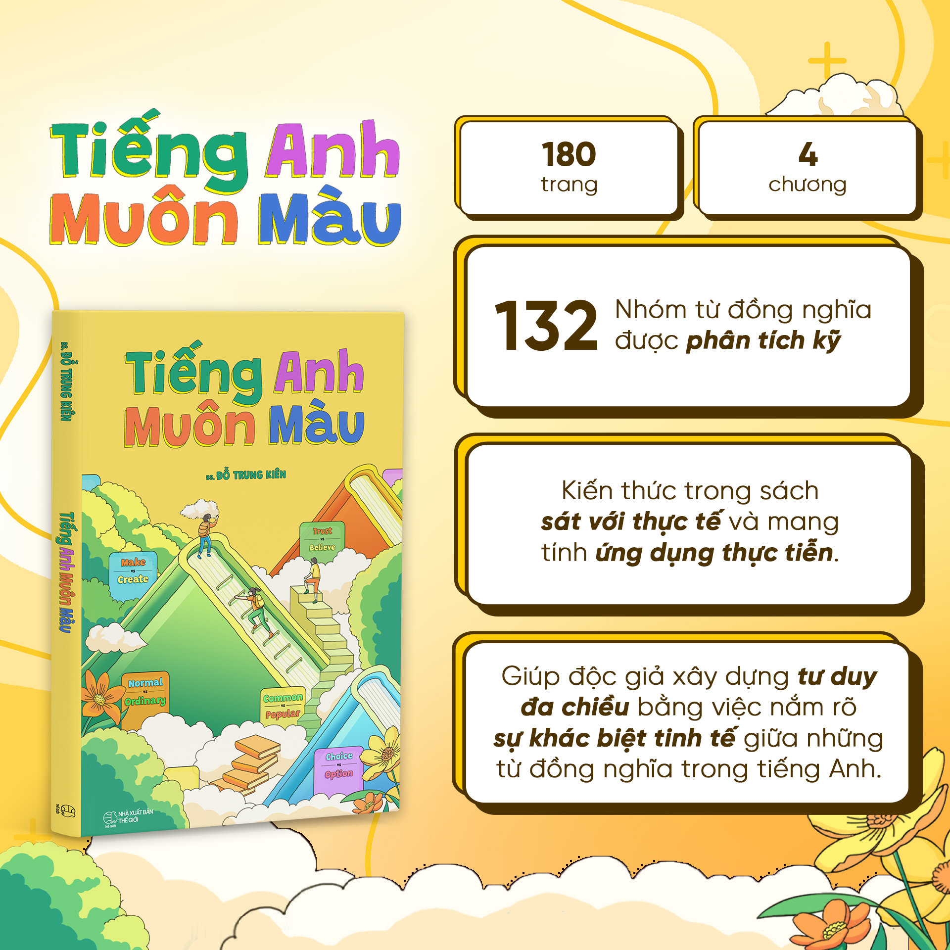 Sách Tiếng Anh Muôn Màu - Chọn Đúng Từ Dùng Đúng Lúc - Tác giả BS. Đỗ Trung Kiên
