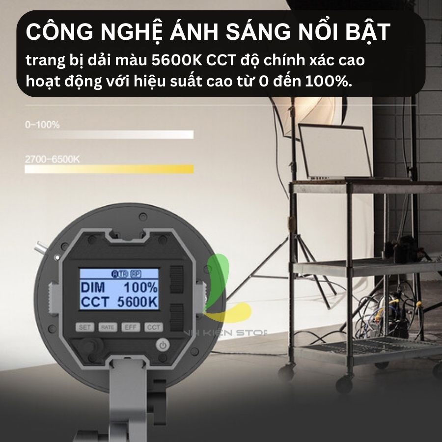 Đèn Led Daylight COLBOR CL100XM - Đèn Studio chuyên nghiệp công Suất 110W, hệ thống làm mát Hummingbird thông minh