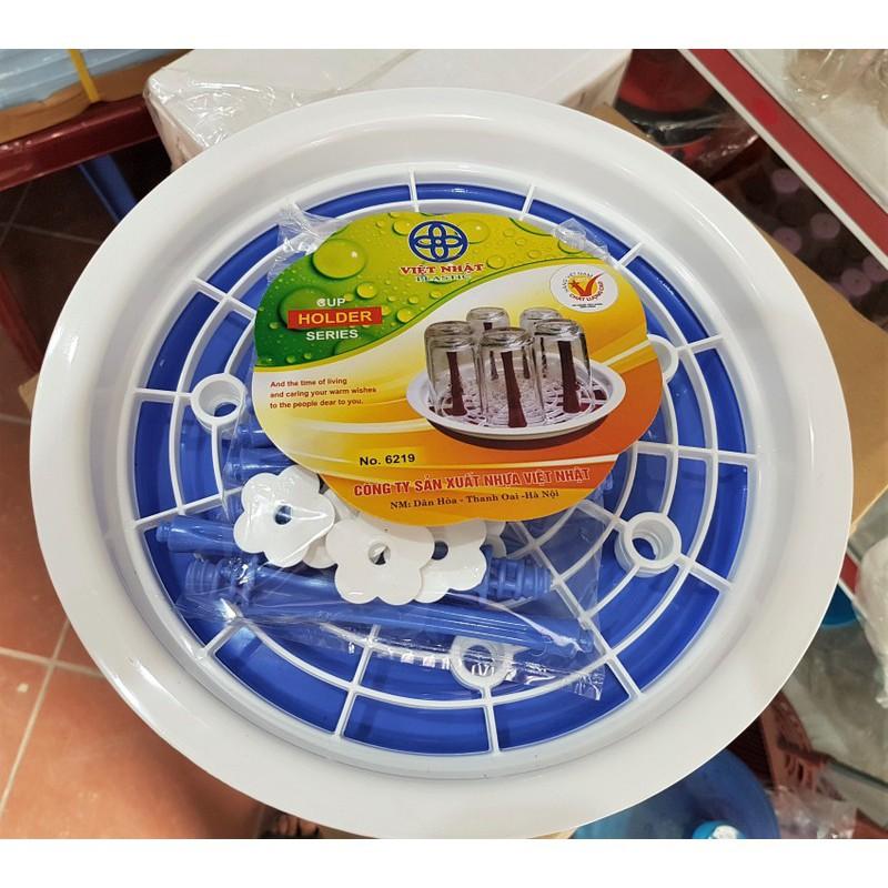 Khay cắm cốc tròn có hứng nước cao cấp