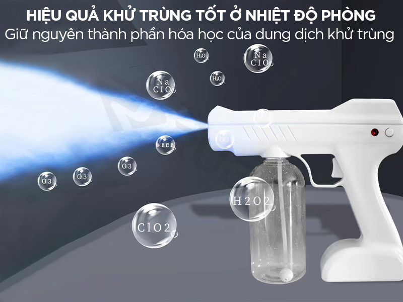 Bình phun khử trùng sát khuẩn , bình xịt điện không dây cầm tay 800ml , khử trùng sạch vi khuẩn , đuổi côn trùng làm sạch không khí - MÀU NGẪU NHIÊN