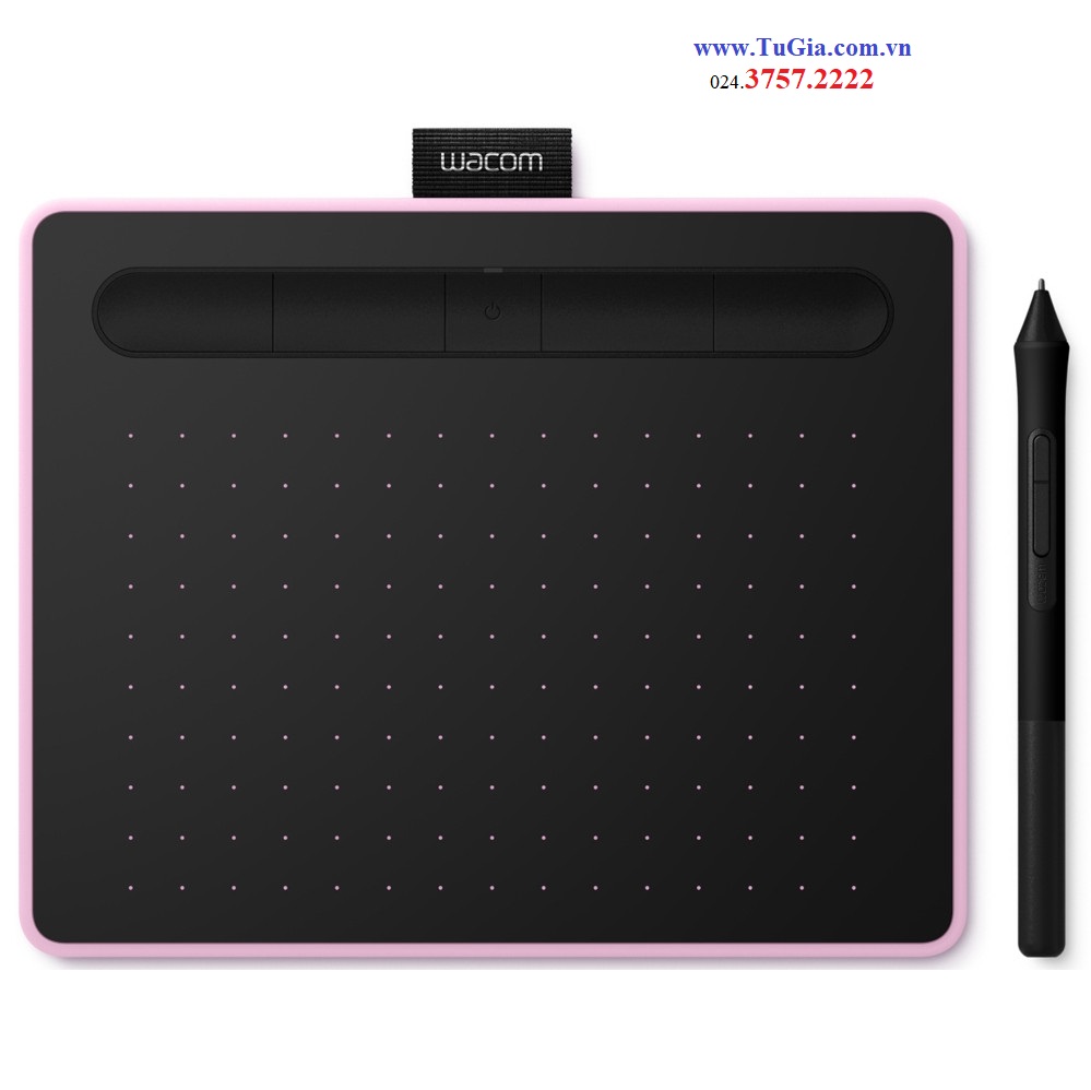 Bảng vẽ cảm ứng Wacom Intuos M with Bluetooth CTL-6100WL black (đen), Pistachio (Xanh), Berry (Tím Hồng) - Hàng chính hãng