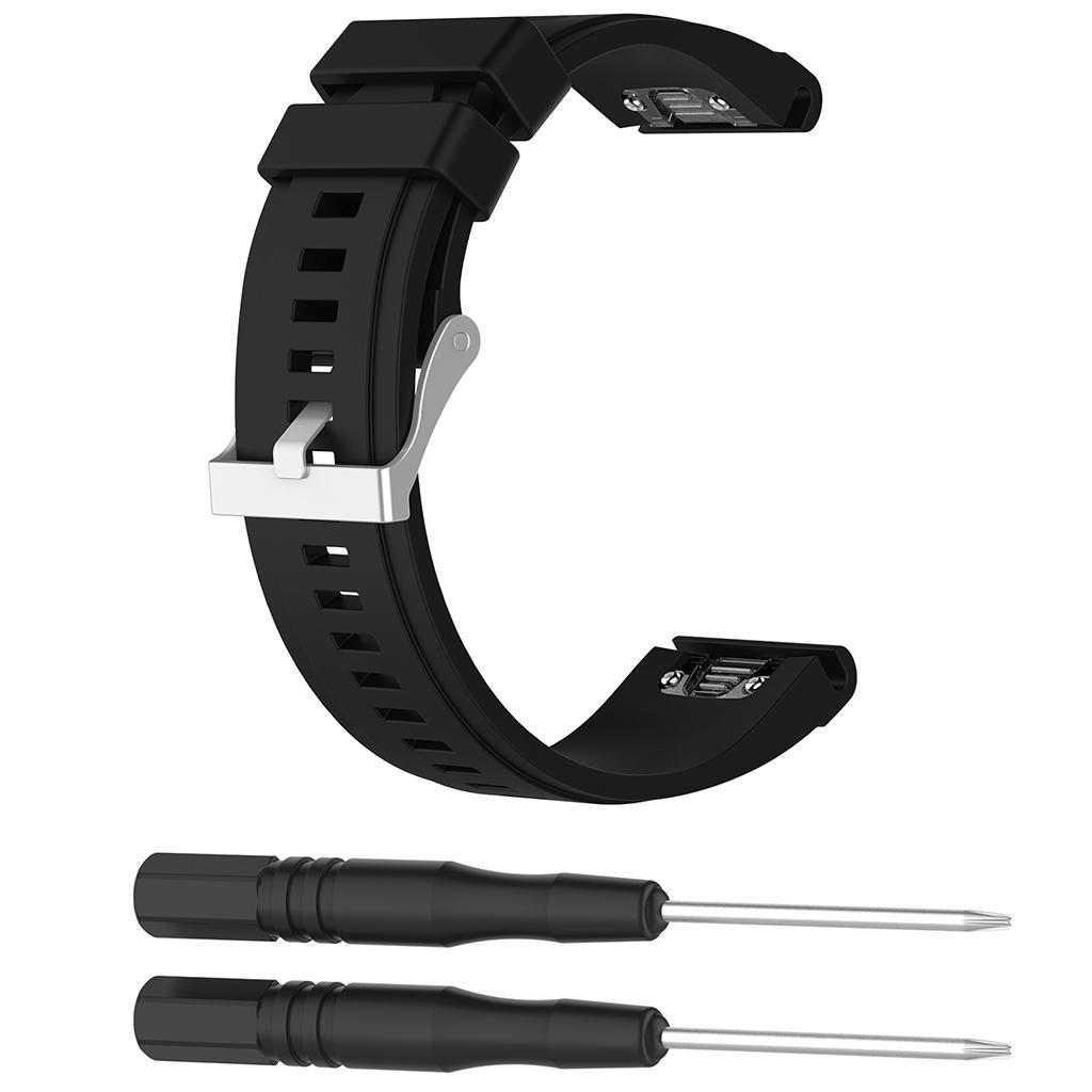 Replacement USB Charging Data Cable &amp; Watch Band for  Fenix 5x Black