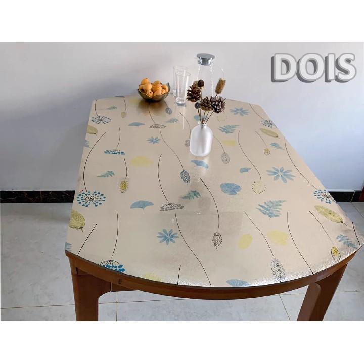 Khăn Trải Bàn Cao Cấp Nhựa PVC Chống Thấm Nước, Chống Bám Bẩn Cho Bàn Ăn, Bàn Phòng Khách