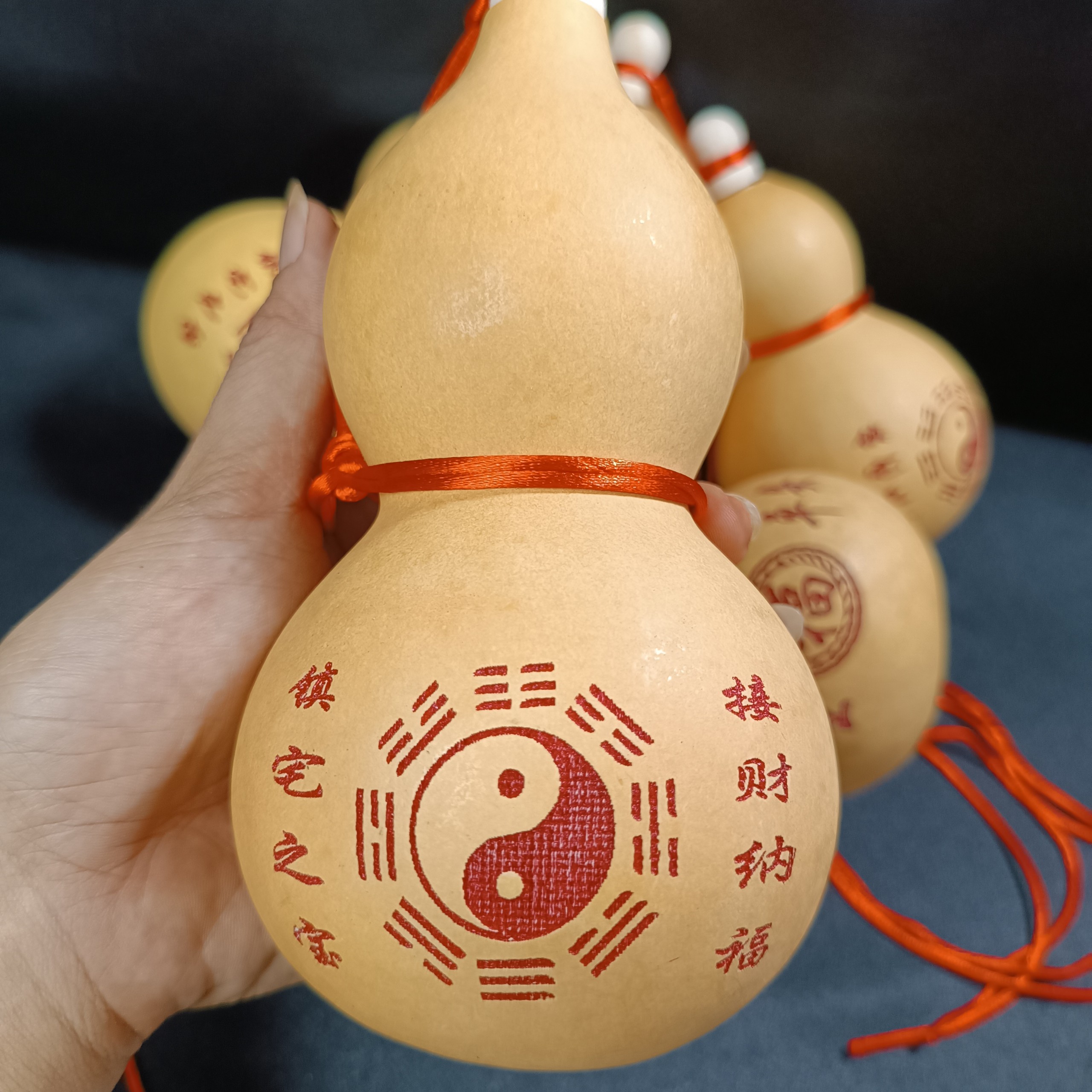 Hồ Lô Bầu có nắp mở,cao 17cm,phong thủy