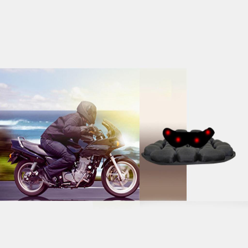 Air/ Wtaer Inflatable Motorcycle Seat Cushion Mattress with Pump for