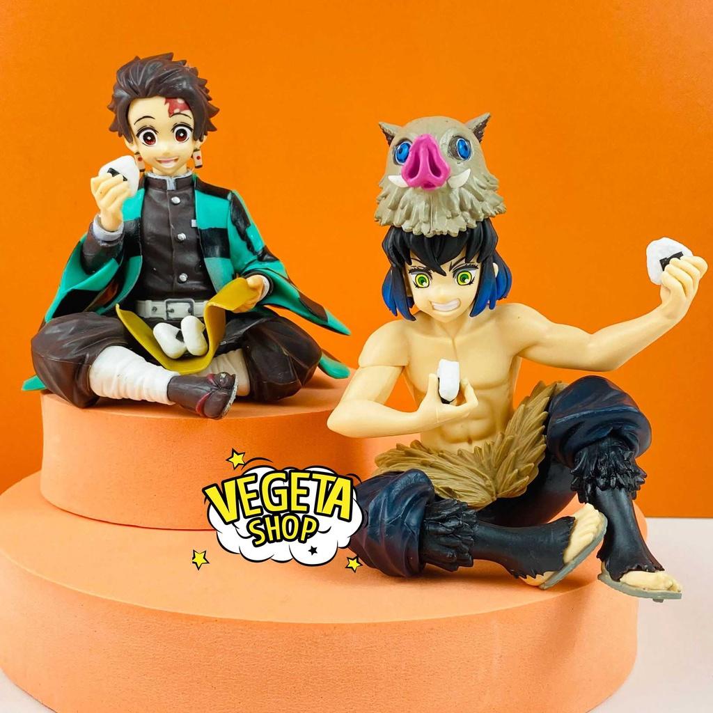 Mô hình Kimetsu No Yaiba - Thanh gươm diệt quỷ Tanjiro Nezuko Zenitsu Inosuke Rengoku Giyu Shinobu Tokito Iguro Kanroji