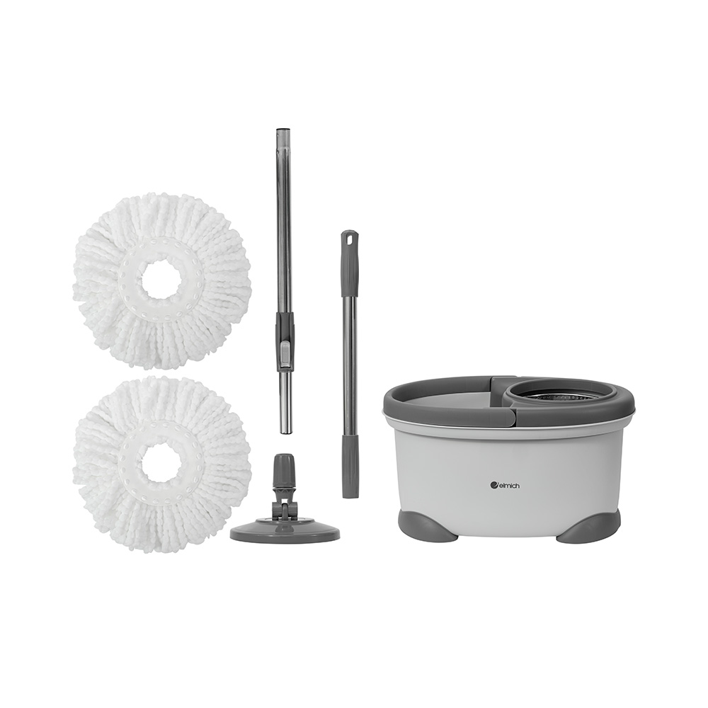 Bộ Lau Sàn Xoay 360 Độ Elmich EL3005, Hàng Chính Hãng, Tay Cầm Chắc Chắn, Chống Trơn Trượt - JoyMall