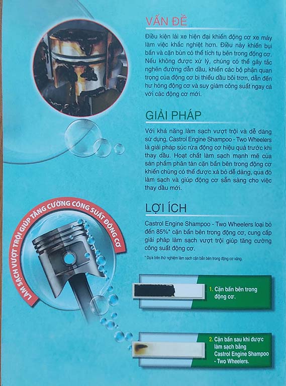 Dung dịch súc rửa động cơ Castrol Engine Shampoo