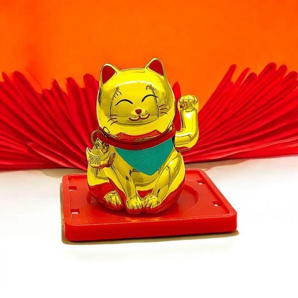 Tượng Mèo Thần Tài Vẩy Tay - WanLongDa 8019