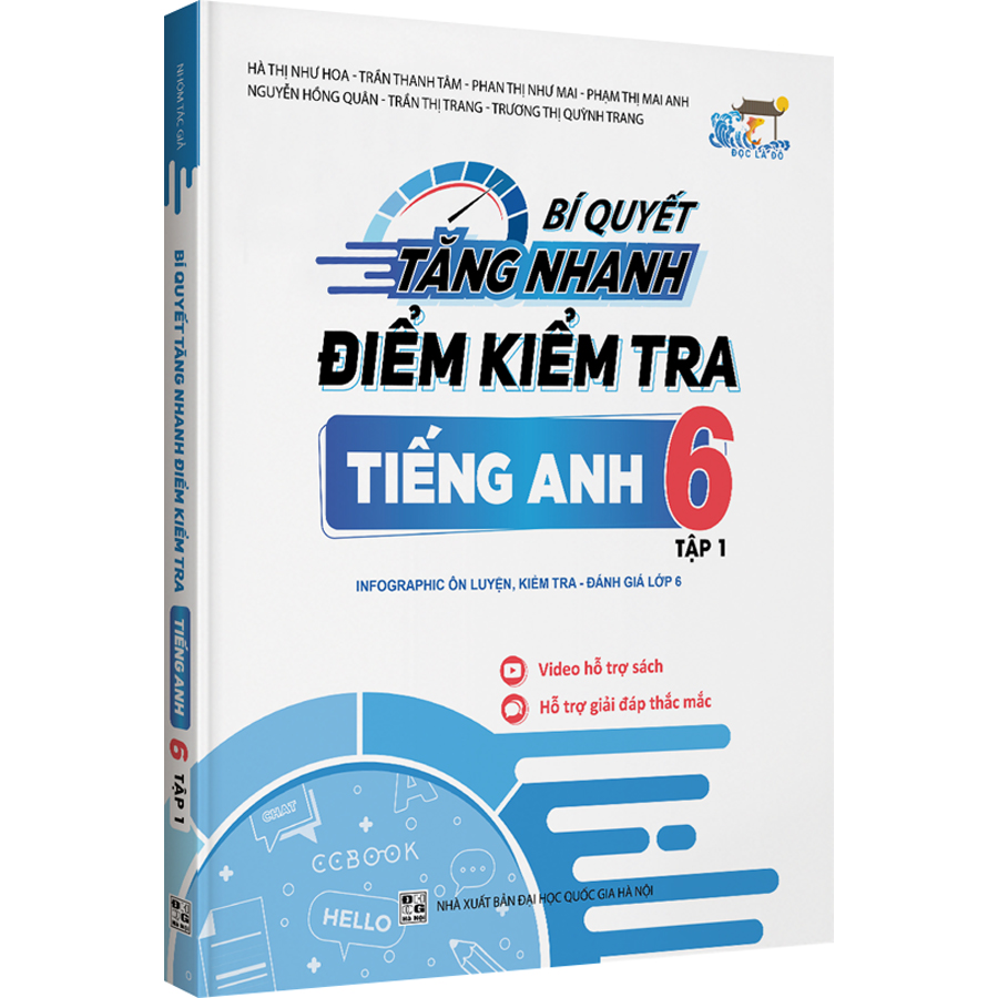 Bí Quyết Tăng Nhanh Điểm Kiểm Tra Tiếng Anh Lớp 6 - Tập 1