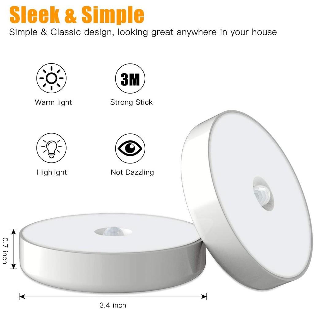 Đèn LED 10 bóng cảm biến chuyển động không dây tiện dụng cho hành lang / cầu thang