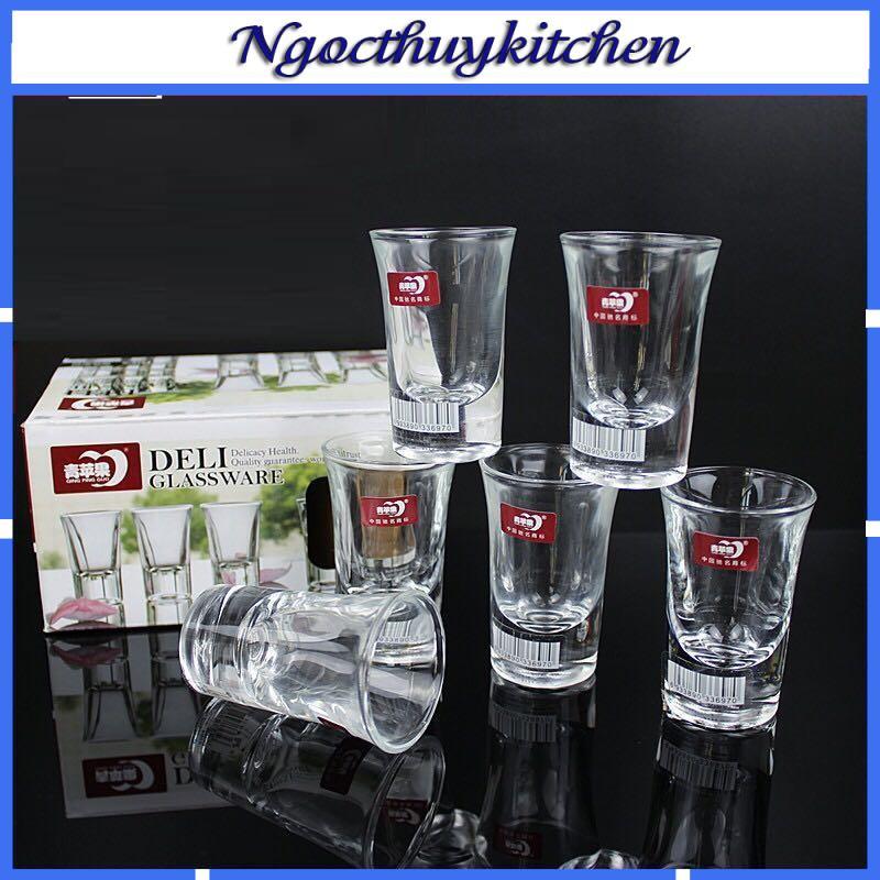 Hộp 6 ly rượu shot 35ml