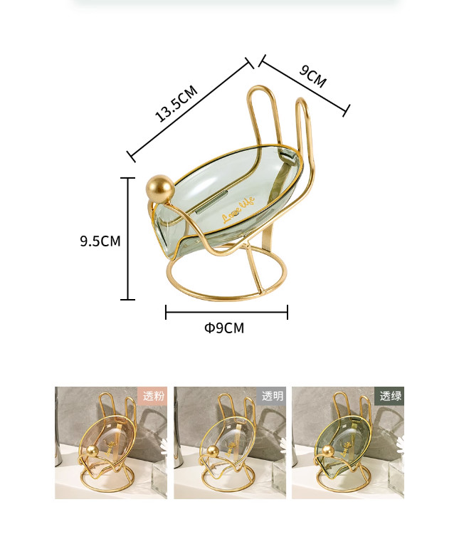 Khay Đựng Xà Bông Thoát Nước, Kệ Xà Phòng Rửa Tay Để Phòng Tắm, Nhà Bếp Decor Sang Trọng