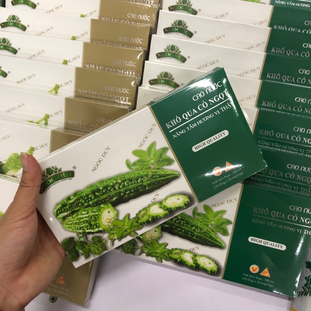 Combo 3 CAO NƯỚC KHỔ QUA CỎ NGỌT