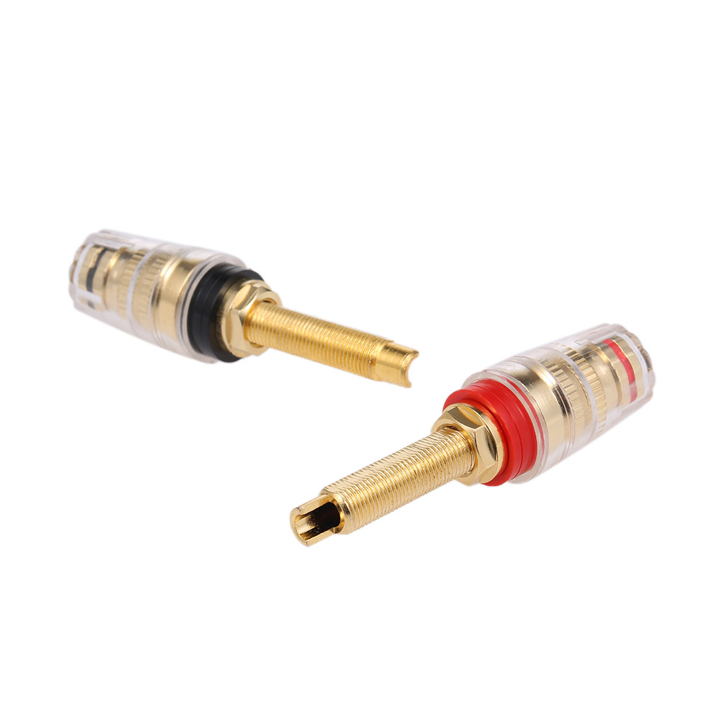 1 Cặp Thiết Bị Đầu Cuối HiFi 24 Mạ Vàng Với Ổ Cắm Chuối