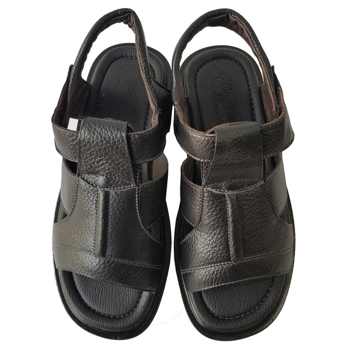 Giày Sandal Nam Trung Niên BIGGBEN Da Bò Thật Cao 4 Phân SD144