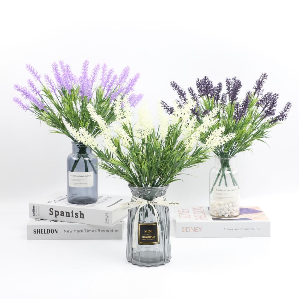 Hoa Oải Hương Lavender giả trang trí kiểu dáng xinh xắn