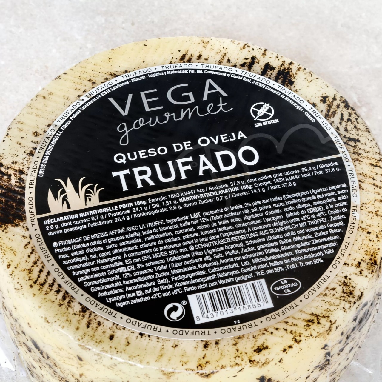 Phô mai vị nấm Truffle 200g