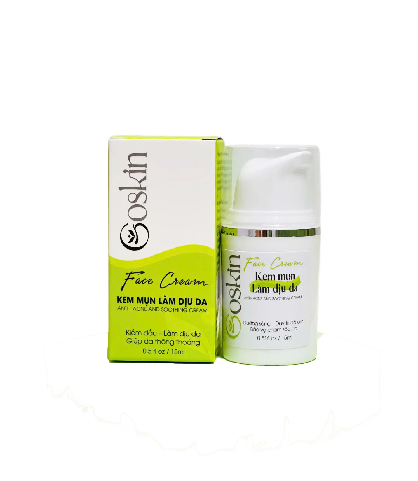 Kem Mụn Làm Dịu Da 15ml Goskin