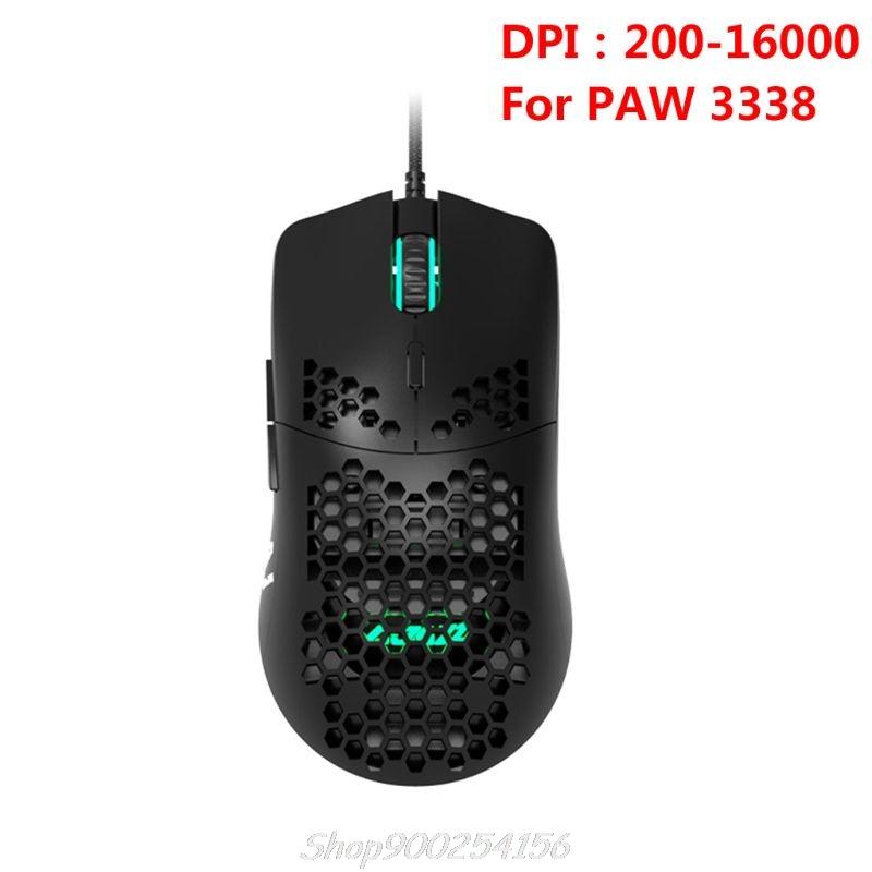 AJ390 Trọng Lượng Nhẹ Có Dây Rỗng Ra Chơi Game Mouce Chuột 6 DPI Có Thể Điều Chỉnh Cho Windows 2000/XP//vista/7/8/10 Hệ Thống Au19 20