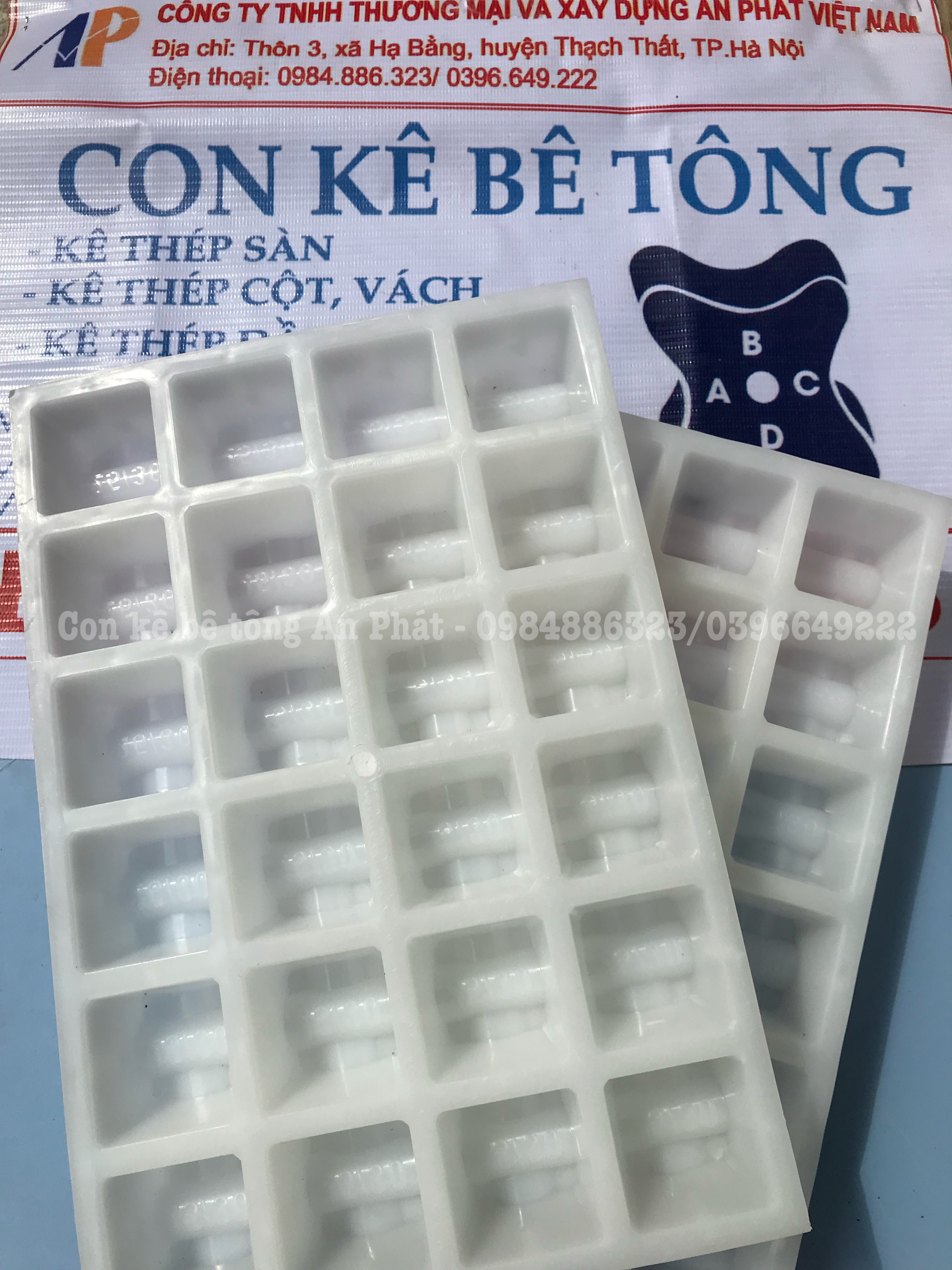 Khuôn nhựa đúc con kê bê tông V3(25/30mm) dùng cho thép sàn lớp dưới siêu bền chất lượng