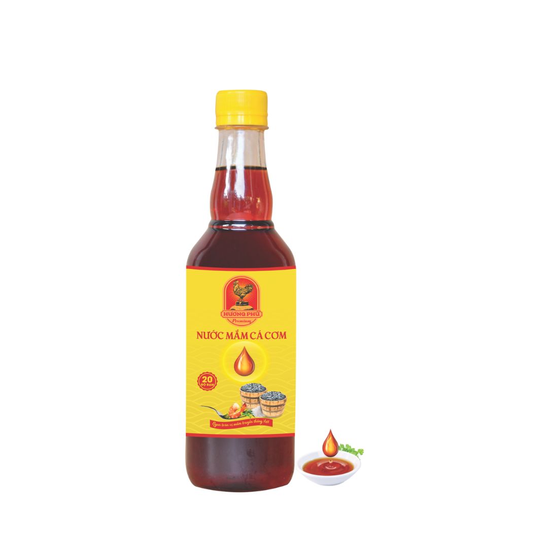 Nước mắm cá cơm Hương Phú 20 độ đạm 500ML - Hàng chính hãng