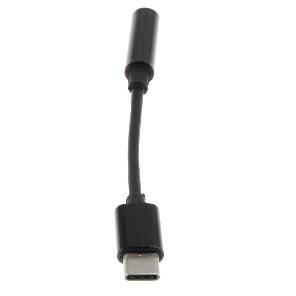 2 Piece Type c To 3.5mm Audio Cable Adapter Aux Headphone Jack For Samsung