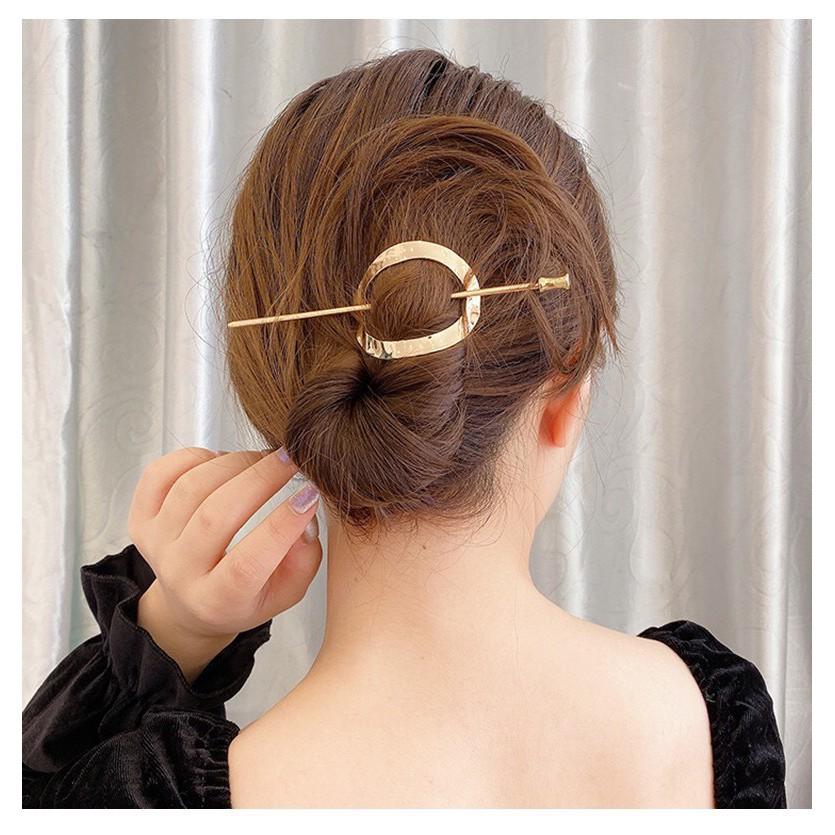 KẸP TÓC KIM LOẠI PHỐI TRÂM CÀI SIÊU SANG HOT TREND Tatitava