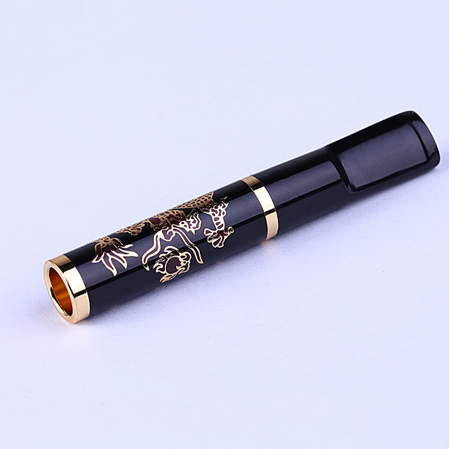 Tẩu Lọc Thuốc Cầm Tay Họa Tiết Hoa Văn Rồng Cao Cấp ZB-218 - Quà tặng cho sức khỏe nam giới
