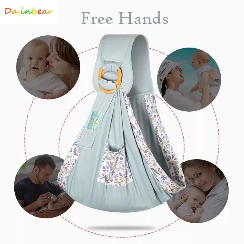Ergonomic Trẻ Sơ Sinh Cáp Treo Em Bé Cáp Treo Bọc Ba Lô Cho Bé Tàu Sân Bay Chất Lượng Cao 100% Bông Hữu Cơ Trẻ Em Kangaroo Bao