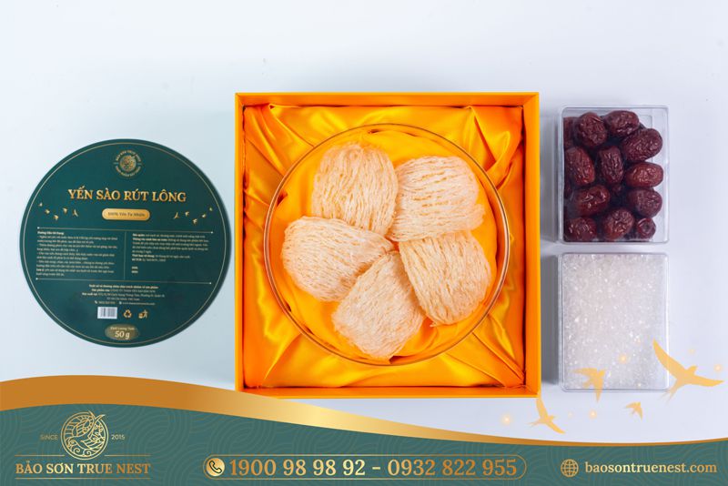 Tổ Yến Rút Lông - Hộp 50gr - Bảo Sơn True Nest