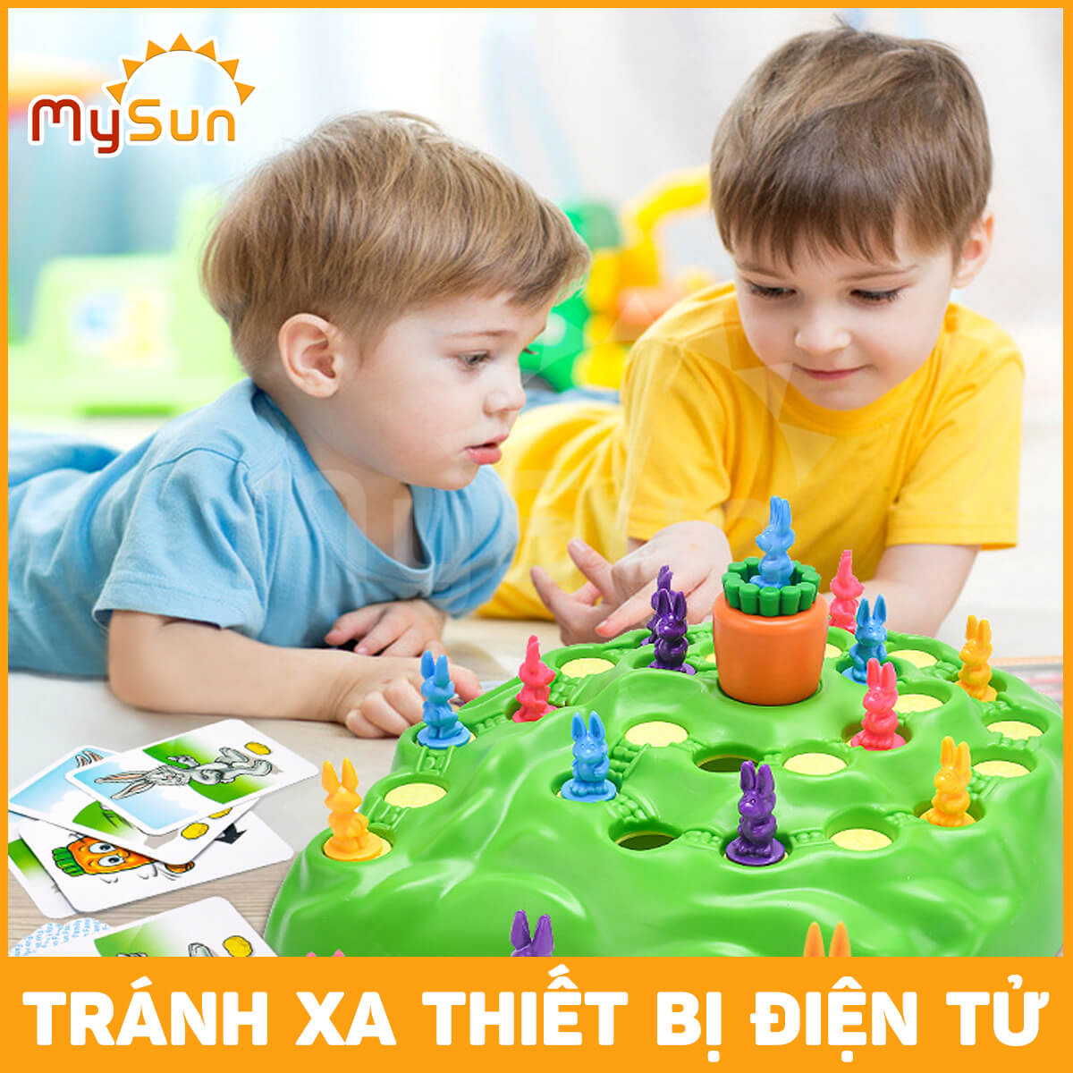 Bộ đồ trò chơi cờ cá ngựa Rùa và Thỏ phát triển trí tuệ tthông minh cho bé 3 4 5 6 tuổi