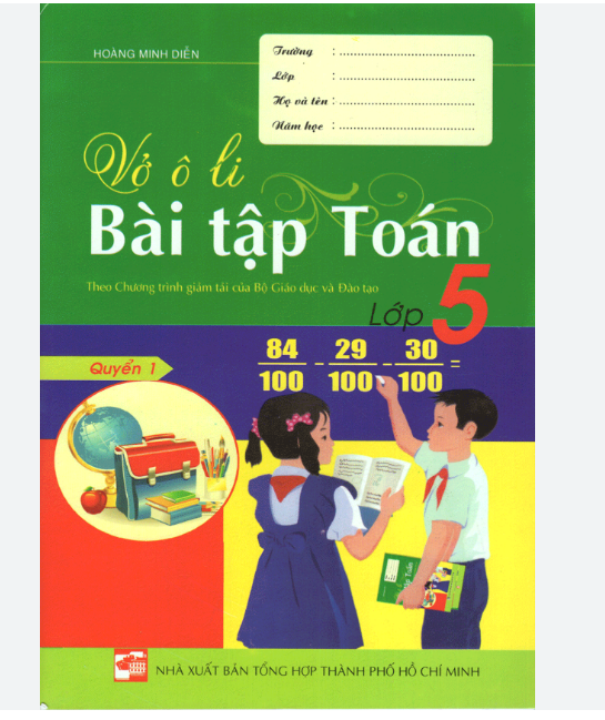 Sách - Vở Ô Li Bài Tập Toán Lớp 5