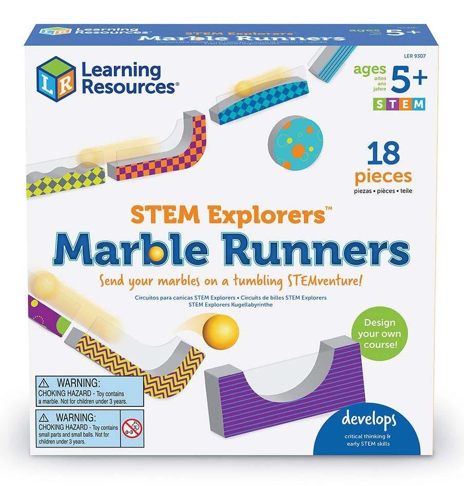 Learning Resources Đồ chơi câu đố STEM - STEM Explorers Marble Runners