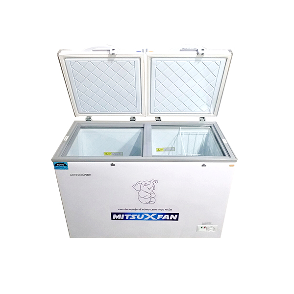 [MIỄN PHÍ VẬN CHUYỂN] Tủ Đông Kết Hợp Tủ Mát Cao Cấp Mitsuxfan MF2-400GW2 - 2 Ngăn, 2 Cửa, 400 Lít/ 280 Lít, Thân tủ dày, Đúc nguyên khối, Kháng khuẩn phân tử bạc, Inverter tiết kiệm điện - Giao toàn quốc, Hàng Chính Hãng