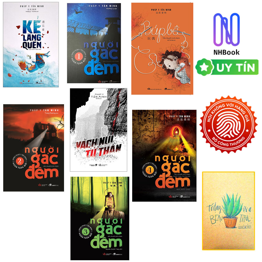 Bộ Sách Truyện Trinh Thám Của Pháp Y Tần Minh - Full Bộ 7 Cuốn - Kẽ Lãng Quên + Vách Núi Tử Thần + Búp Bê + Người Gác Đêm -