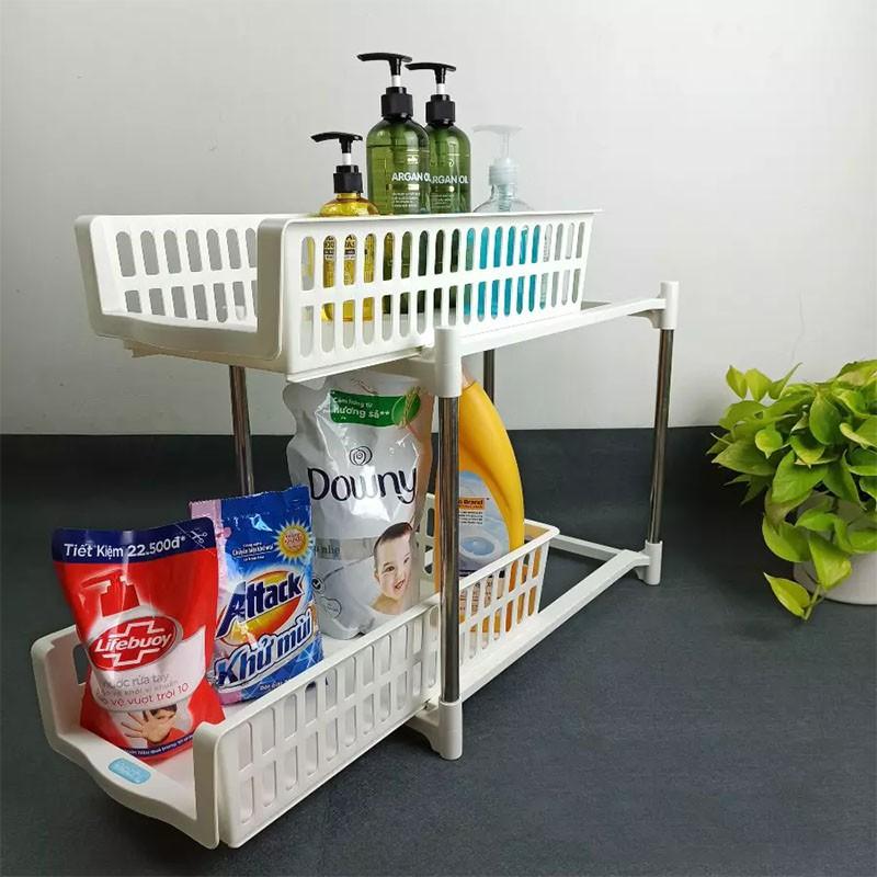 Kệ Trượt Để Đồ Phòng Bếp Phòng Nhà Tắm Tiện Lợi