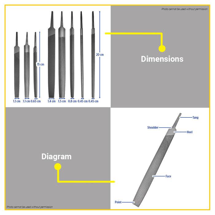 DŨA THÉP BÁN NGUYỆT 150MM WFE1626 WADFOW - HÀNG CHÍNH HÃNG