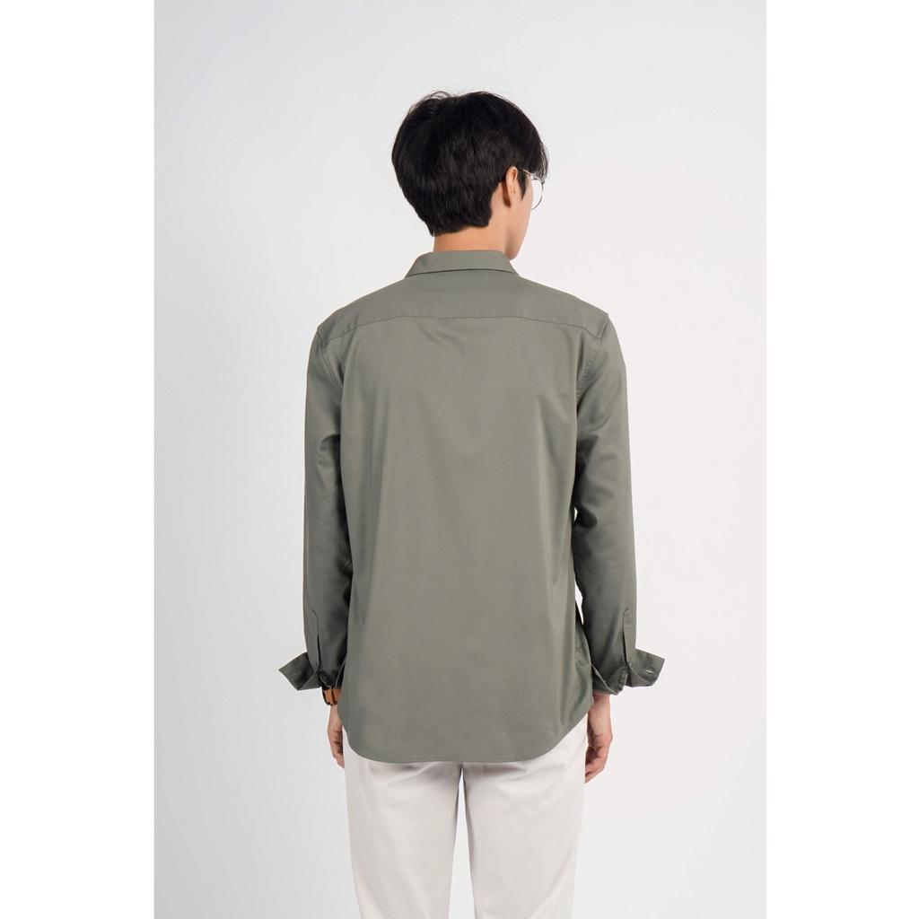 Áo sơ mi nam tay dài vải Bamboo cao cấp form Fitted 10F21SHL018 | LASTORE MENSWEAR