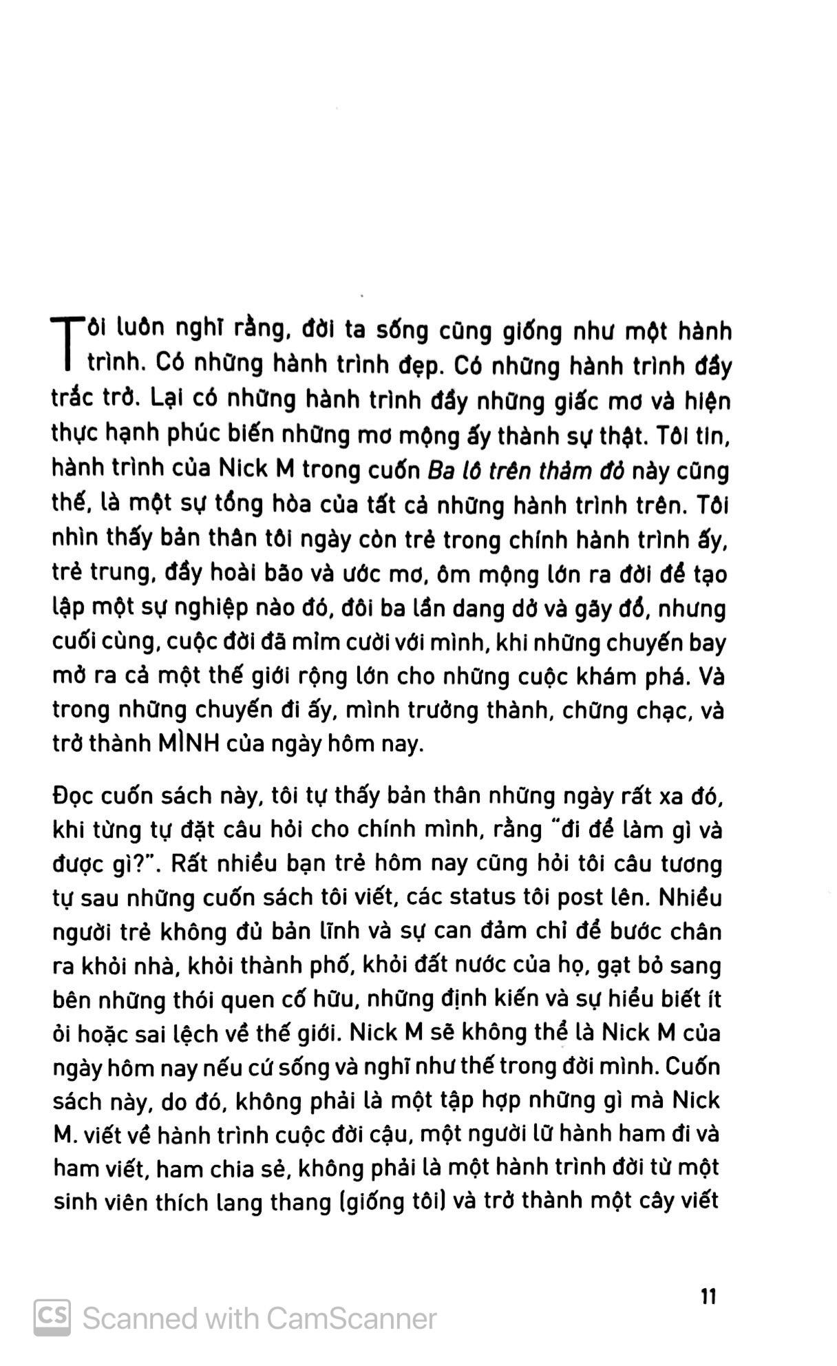 Balô Trên Thảm Đỏ
