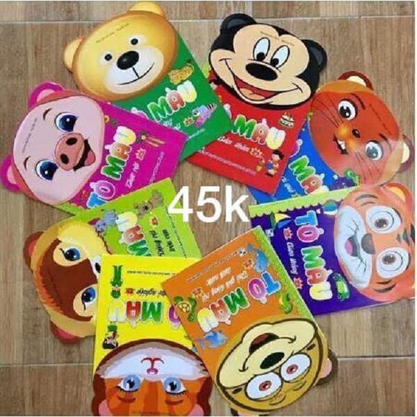 Bộ 8 set hình tô màu cho bé 8 chủ đề