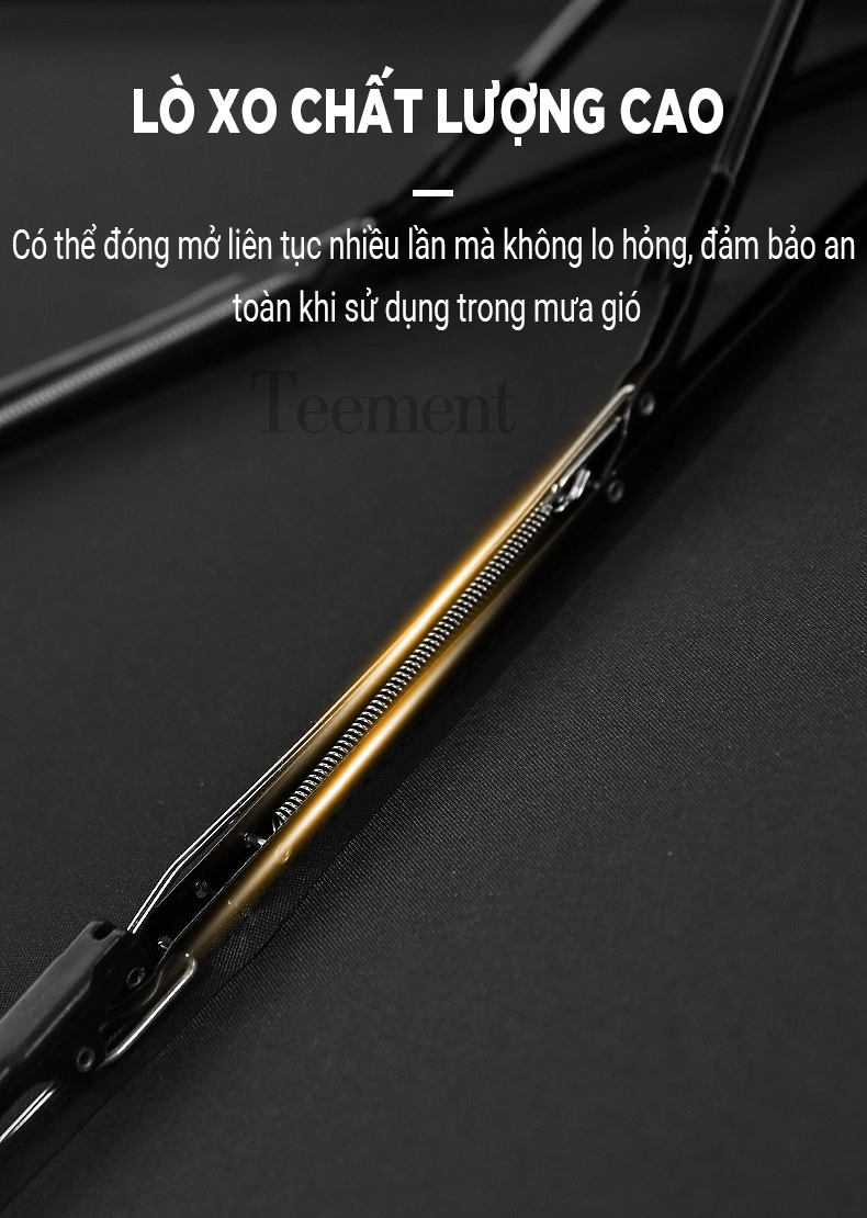Ô Tự Động 2 Chiều Cao Cấp Teement, Che Mưa, Che Nắng, Chống UV - Hàng Chính Hãng